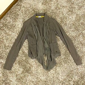 Army green cotton jacket/cardigan